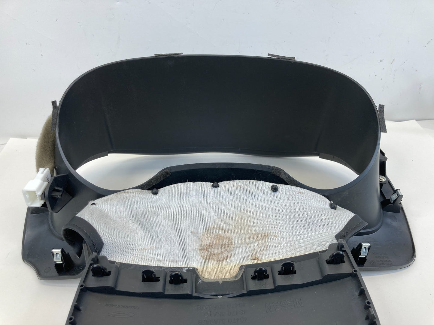 2013 Infiniti JX35 Instrument Cluster Speedometer Trim Bezel 68240-3JA0A OEM