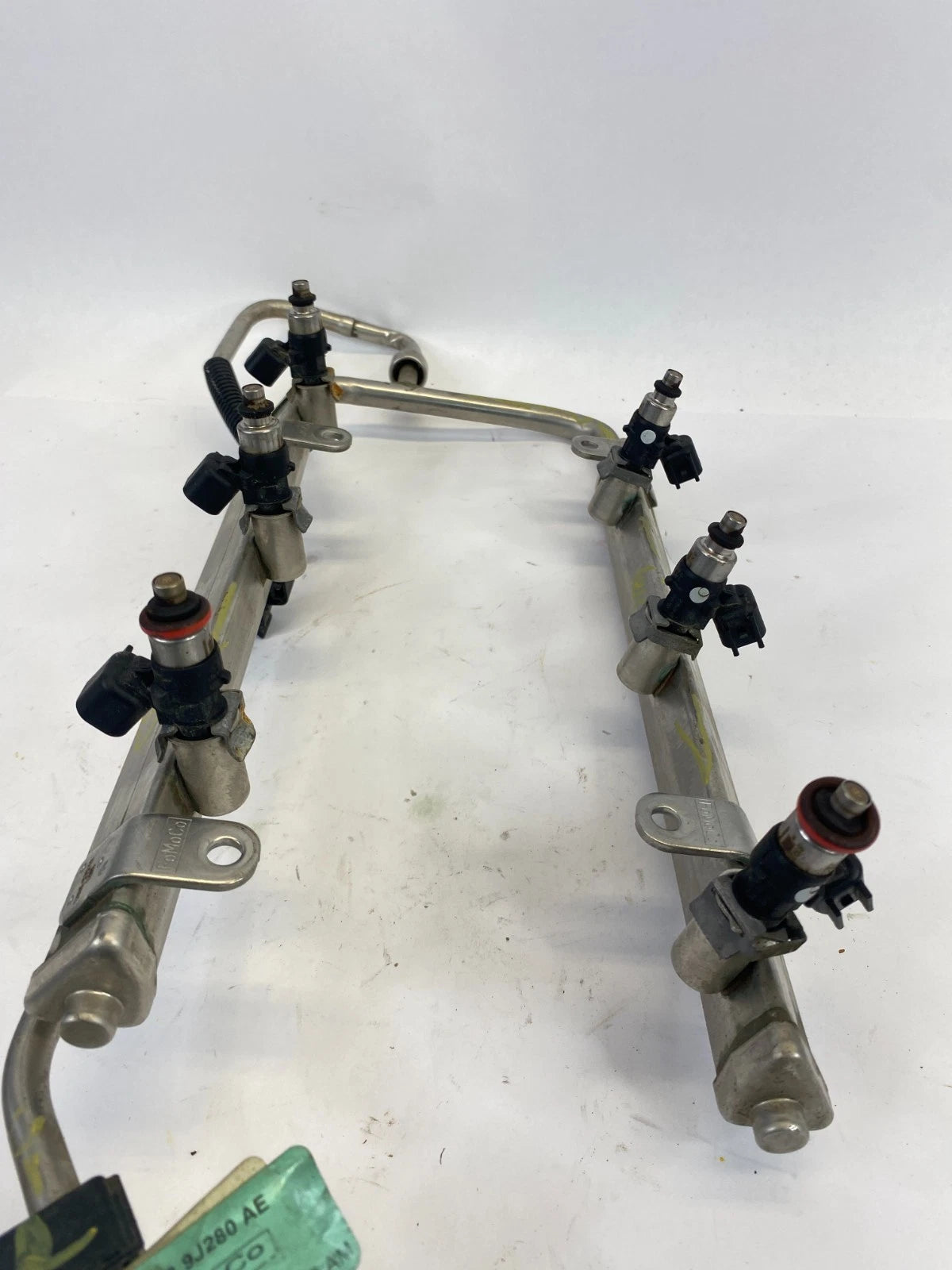 11-19 FORD EXPLORER 3.5L V6 FUEL RAIL WITH INJECTORS ASSEMBLY OEM BB53-9J280-AE