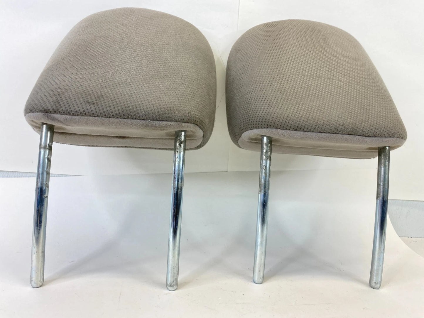 2012-2015 HONDA CIVIC SEDAN FRONT SEAT HEADREST SET OF 2 GRAY OEM