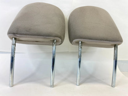 2012-2015 HONDA CIVIC SEDAN FRONT SEAT HEADREST SET OF 2 GRAY OEM