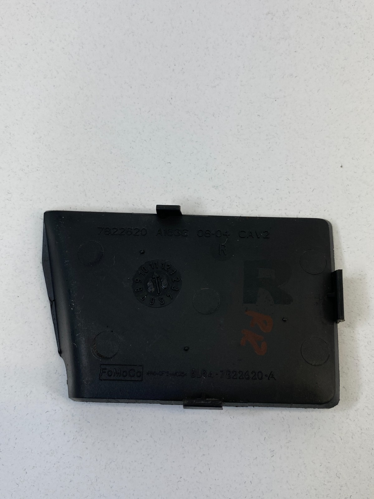 08-11 Ford Focus Rear Right Side Inner Door Handle Screw Cover Trim 8L84-782262