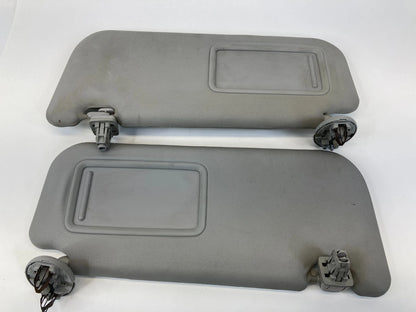 2009-2013 TOYOTA COROLLA LEFT & RIGHT SIDE SUNVISOR SHADE PAIR SET W/ MIRROR OEM