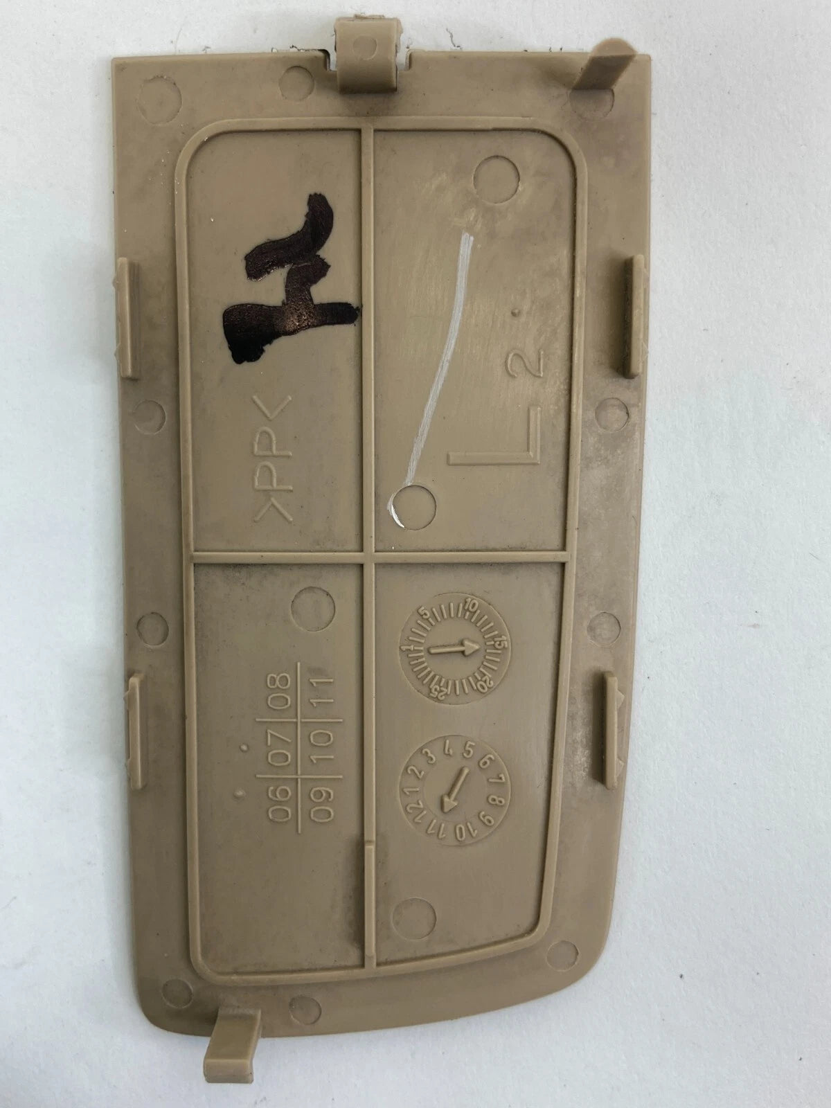 2007-2009 NISSAN SENTRA REAR LEFT DOOR HANDLE BEZEL CAP COVER INTERIOR TRIM OEM