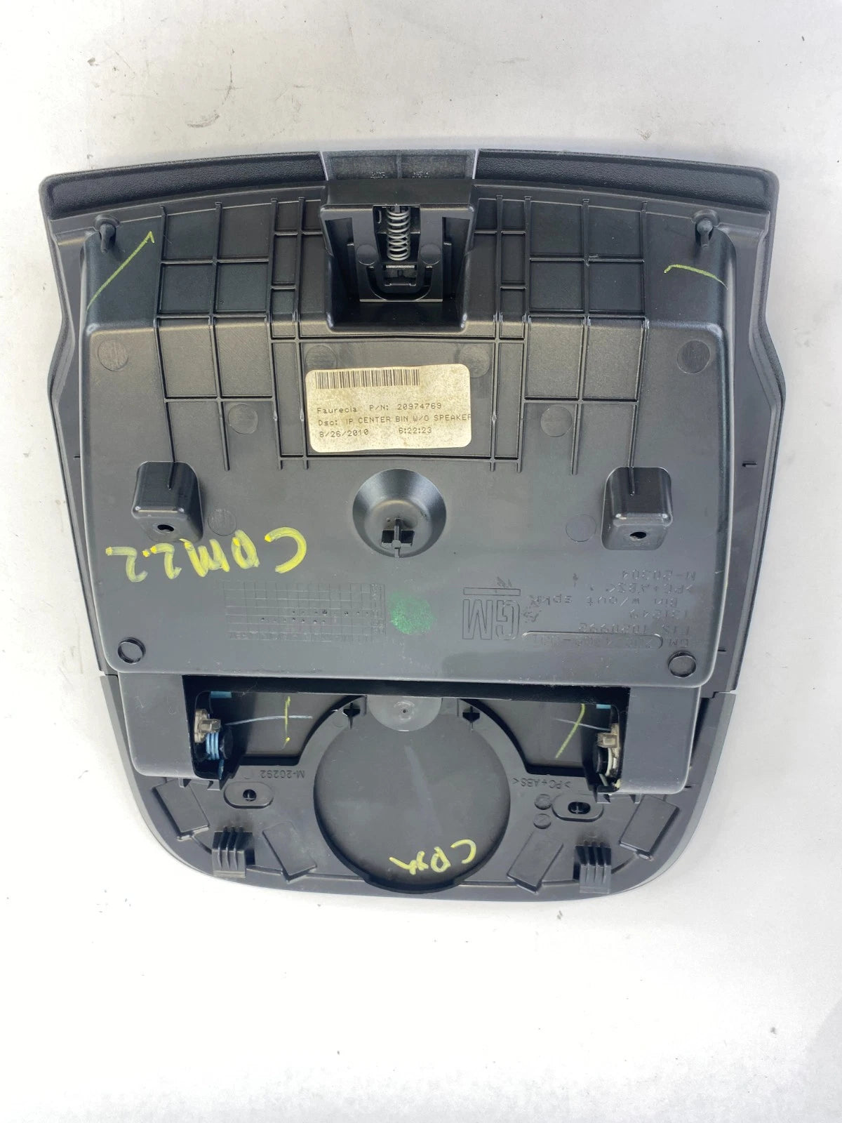 2010-2015 CHEVROLET EQUINOX CENTER DASH UPPER STORAGE COMPARTMENT 20974769 OEM