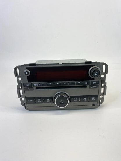 2008-2010 SATURN VUE RADIO RECEIVER AM/FM CD 6 DISC PLAYER ASSEMBLY 25956992 OEM