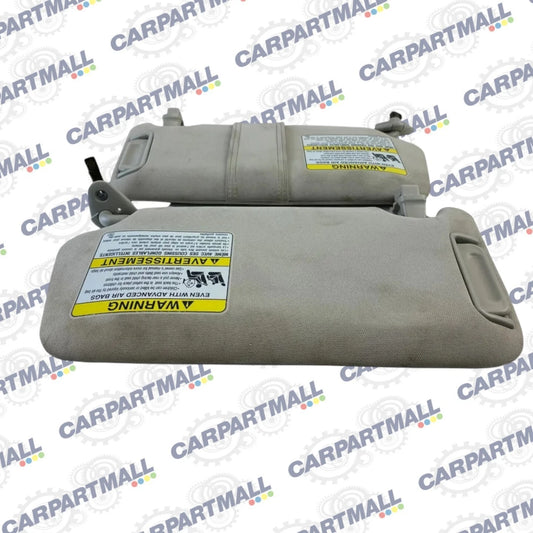 2010-2014 SUBARU LEGACY LEFT & RIGHT SUNVISOR SUN VISOR SHADE SET PAIR ASSY OEM
