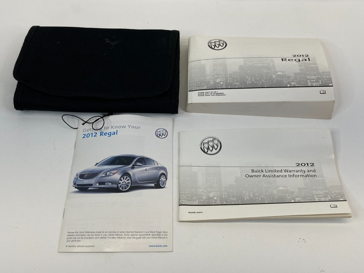 2012 12 Buick Regal Owner's Manual Guide Warranty Information w/ Case OEM