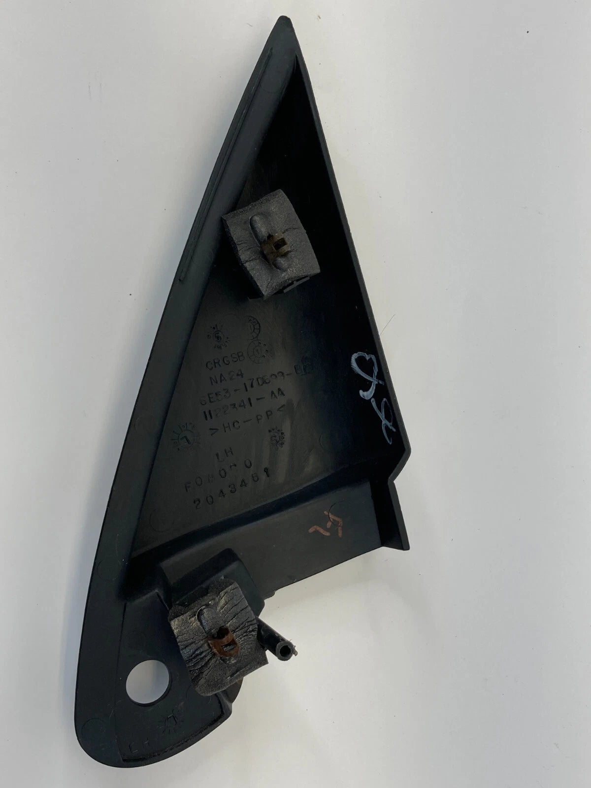 2006-2012 FORD FUSION FRONT LEFT INTERIOR MIRROR CORNER COVER 6E53-17D699-BC
