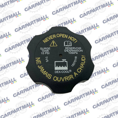 07-09 SATURN AURA ENGINE RADIATOR COOLANT RESERVOIR TANK CAP LID 15075118 OEM