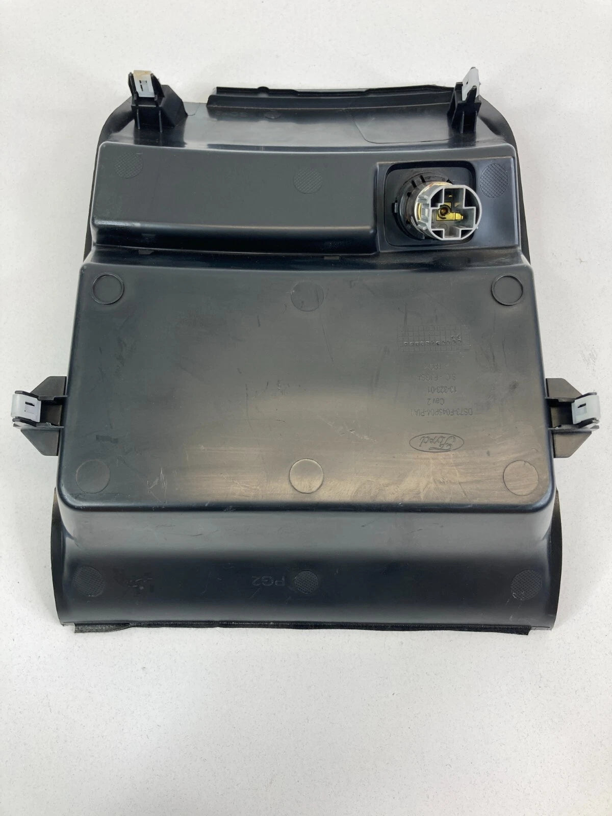 2013-2016 FORD FUSION CENTER CONSOLE STORAGE BIN TRAY TRIM COVER W/POWER OUTLET