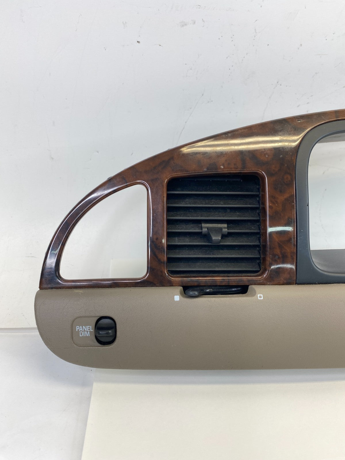 1998-2002 Lincoln Town Car Dash Cluster & Radio Bezel w/ Air Vent F7AH-19893-AAW