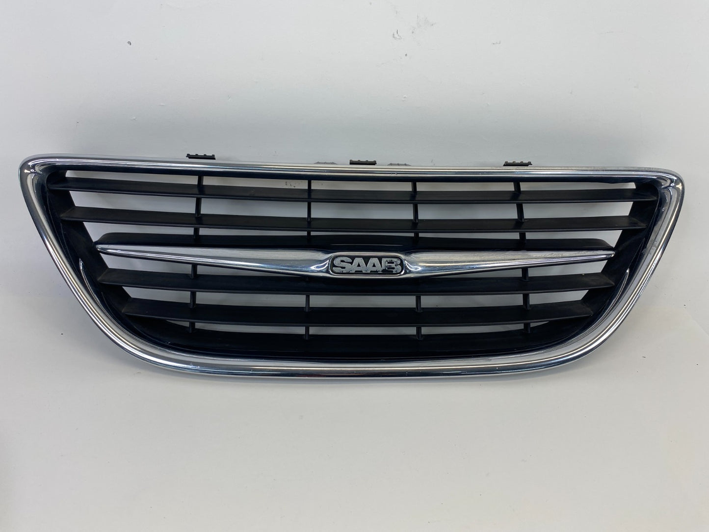 2003-2007 Saab 9-3 Sedan Front Bumper Radiator Center Grille Set of 3 OEM