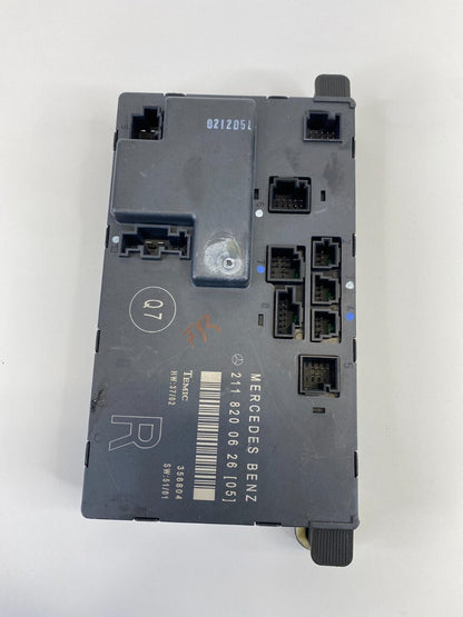 03-06 Mercedes-Benz E500 Front Right Side Door Control Module Unit 2118200626