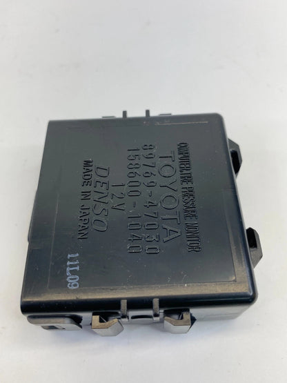 09-15 TOYOTA PRIUS TIRE PRESSURE MONITORING SYSTEM CONTROL MODULE 89769-47030