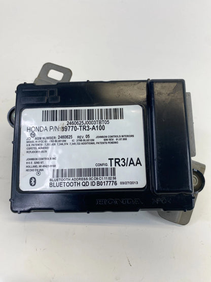 2013-2015 HONDA CIVIC BLUETOOTH HFT CONTROL UNIT MODULE 39770-TR3-A100 OEM