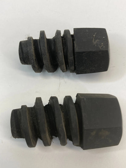 2001-2005 PONTIAC AZTEK FRONT HOOD RUBBER CUSHION STOPPER BUMPER PAIR SET OEM