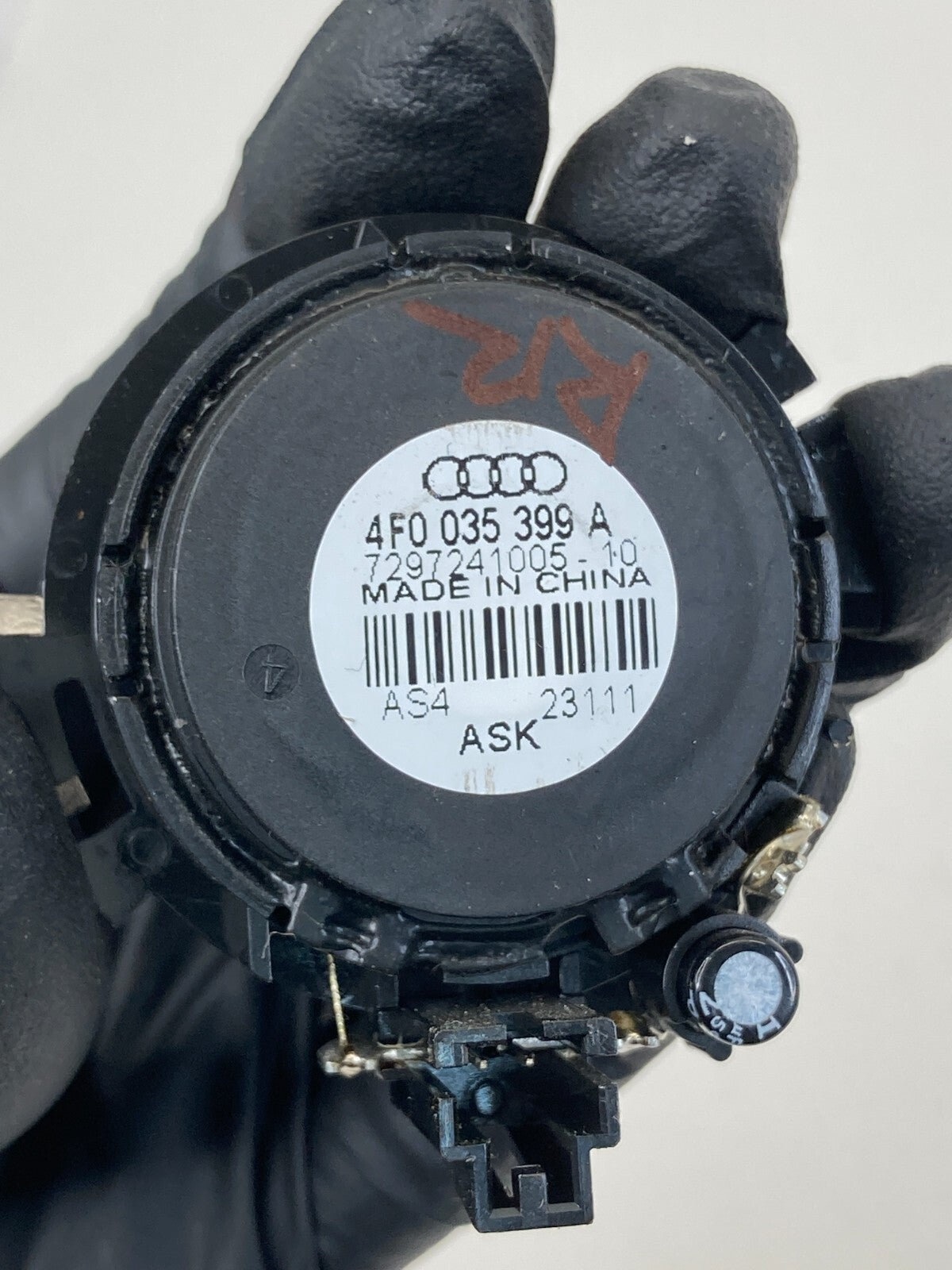 2009-2016 Audi A4 Quattro Rear Right Door Tweeter Speaker Audio 4F0035399A OEM