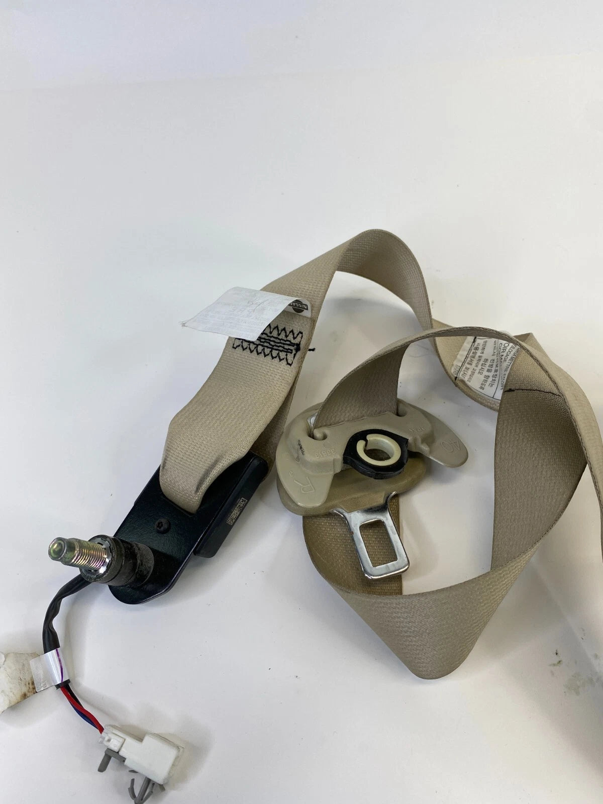 06 07 INFINITI M35 SEDAN FRONT RIGHT PASSENGER SEAT BELT RETRACTOR ASSEMBLY OEM