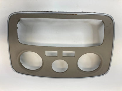 2006-2008 HYUNDAI SONATA DASH A/C HEATER CLIMATE CONTROL BEZEL TRIM ASSEMBLY