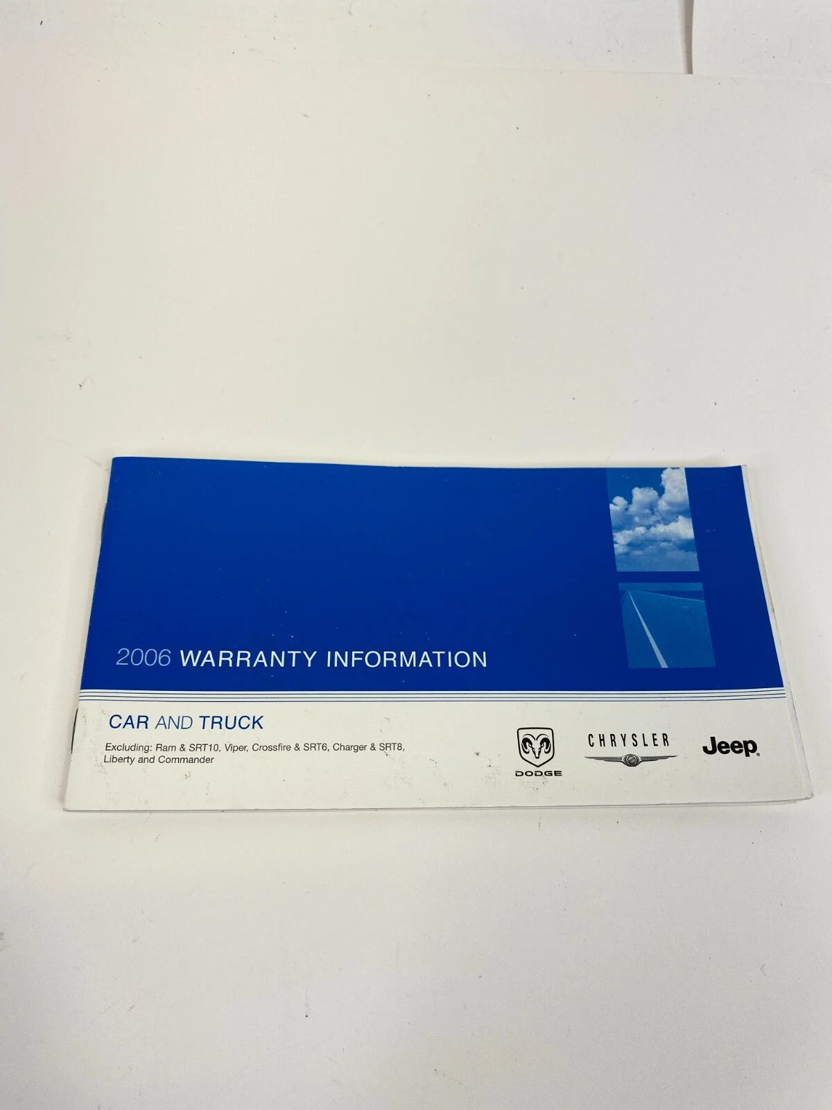 2006 06 JEEP GRAND CHEROKEE OWNER'S OWNERS MANUAL WARRANTY INFORMATION W/ CASE