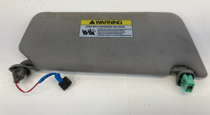 08-12 Honda Accord Left Right Sunvisor Sun Visor Shade Set Illuminated Grey OEM