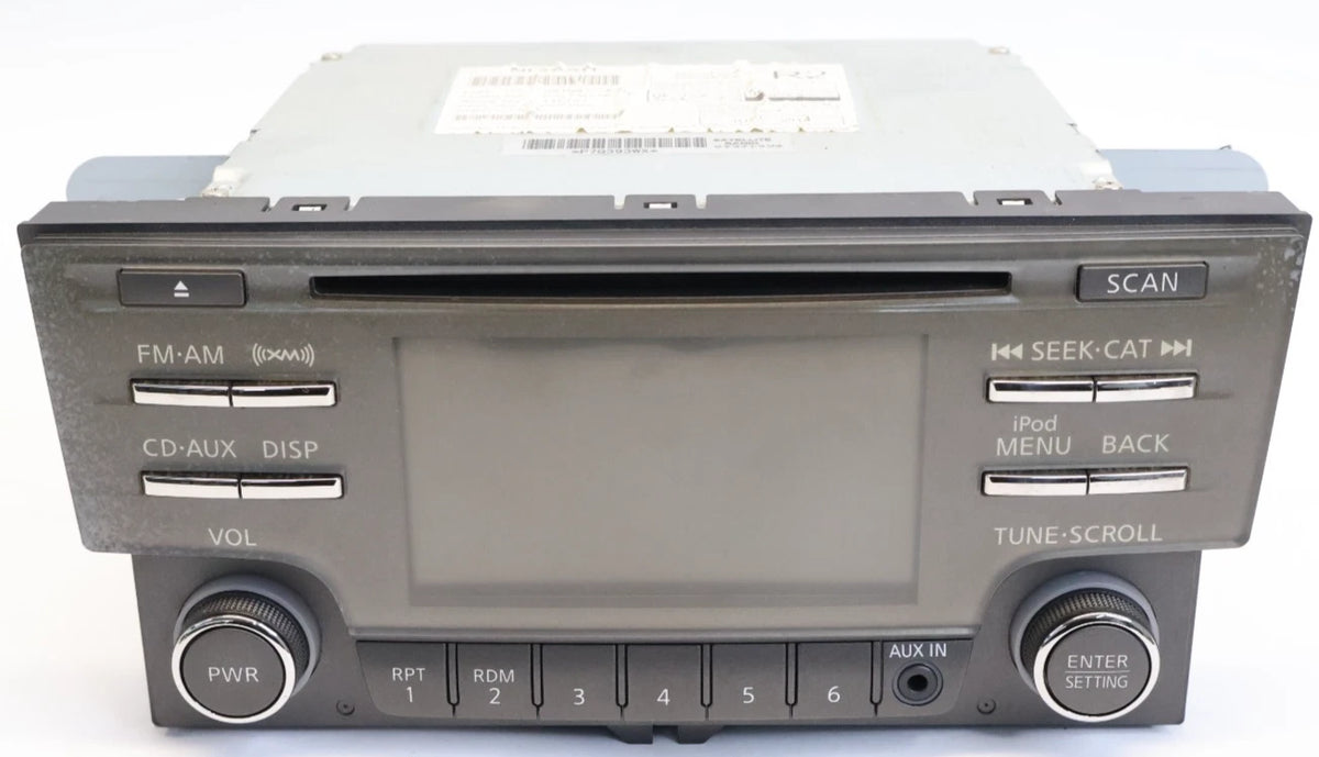 2014 NISSAN SENTRA AM FM CD AUX PLAYER RADIO RECEIVER DISPLAY PANEL 28185-3RA2D
