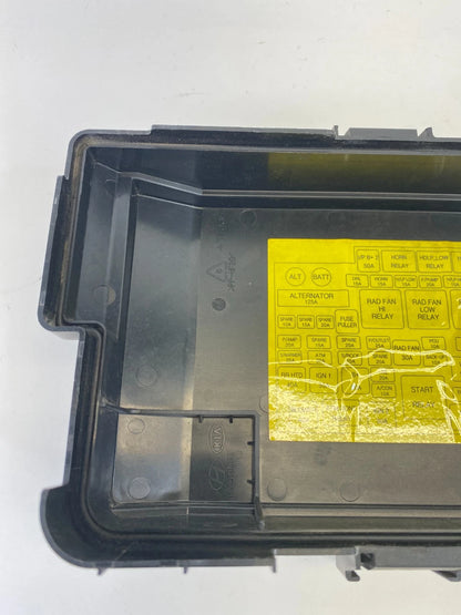 2006 2007 2008 KIA OPTIMA 2.4L ENGINE FUSE RELAY BOX FUSEBOX COVER LID TOP