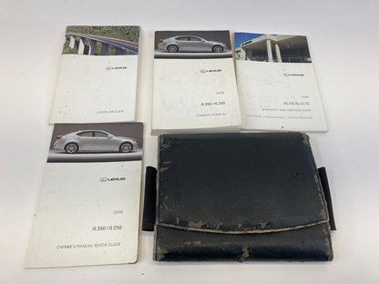 2008 Lexus IS250 Base 2.5L V6 Owner's Owners Manual Guide Book W/ Case OEM