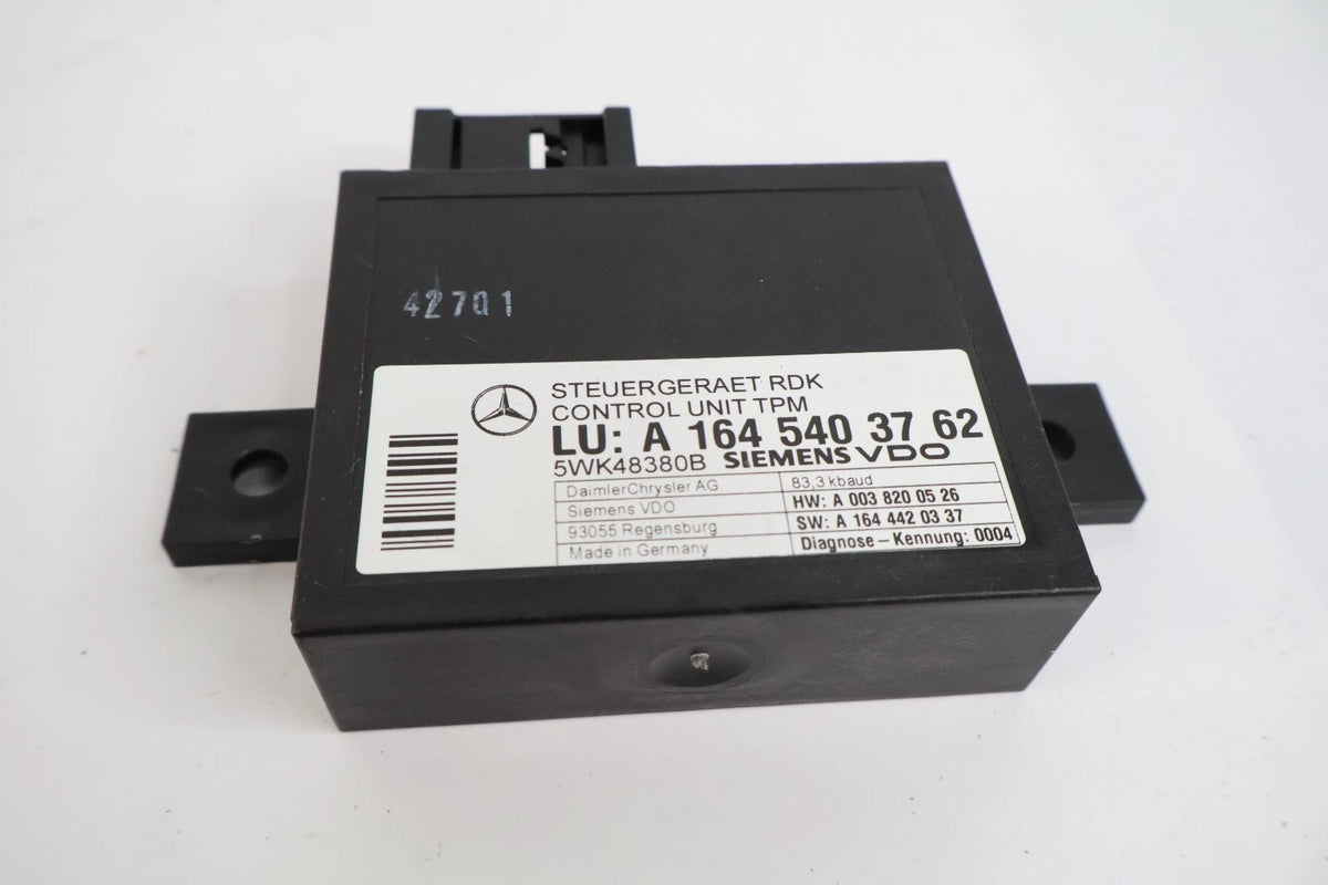 2006-2012 MERCEDES W211 R350 TIRE PRESSURE CONTROL MODULE TPMS OEM A1645403762