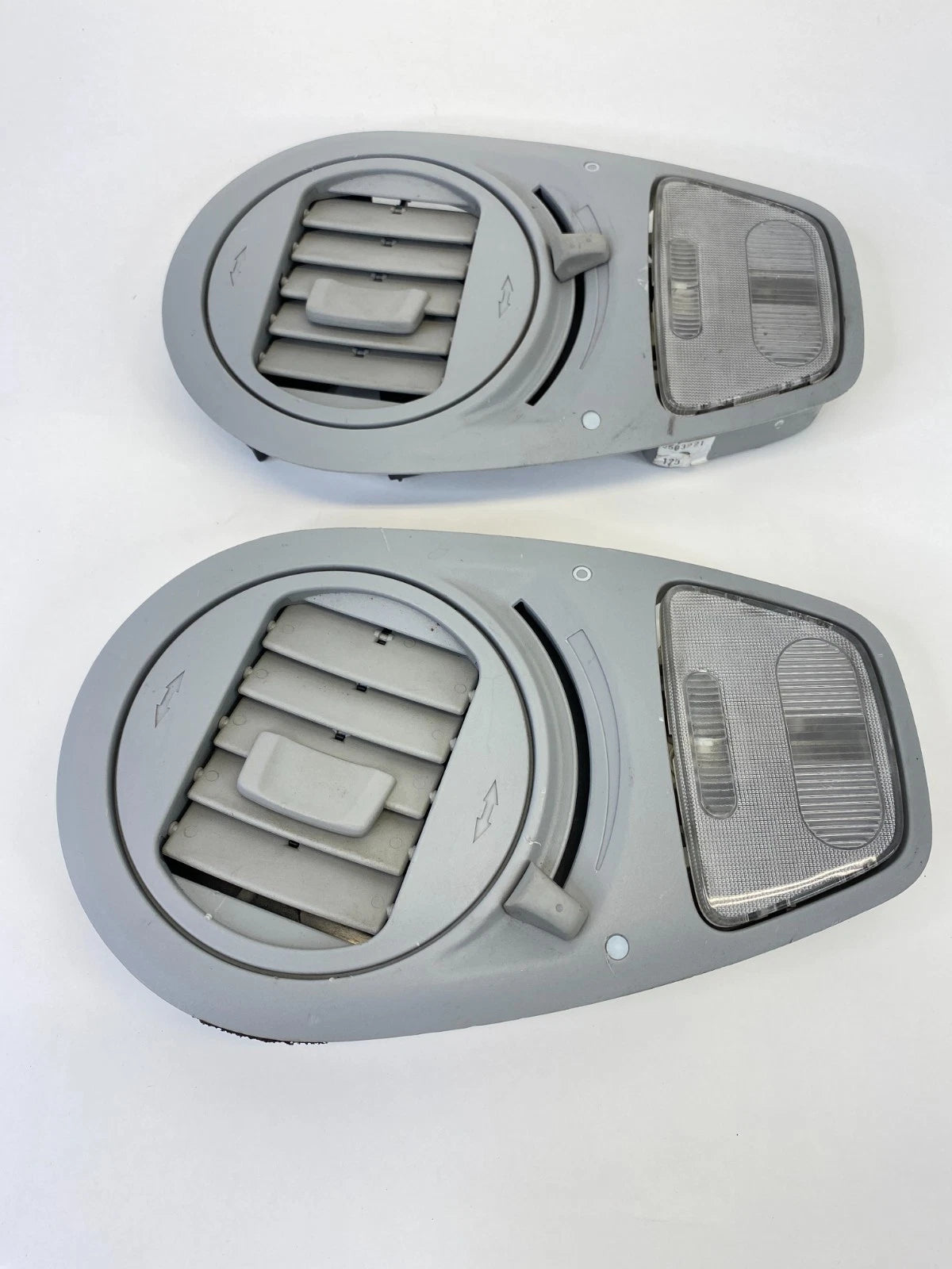05-07 HONDA ODYSSEY REAR ROOF OVERHEAD DOME MAP LIGHT W/ AC AIR VENT GRILLE SET