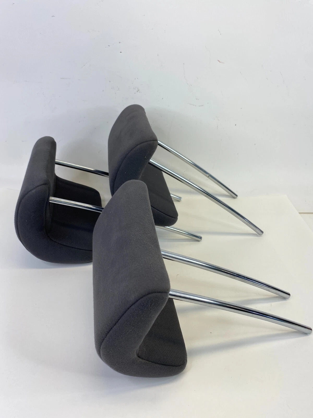 09 10 SET OF 3 HONDA FIT REAR LEFT & RIGHT & MIDDLE SEAT HEADREST CLOTH OEM