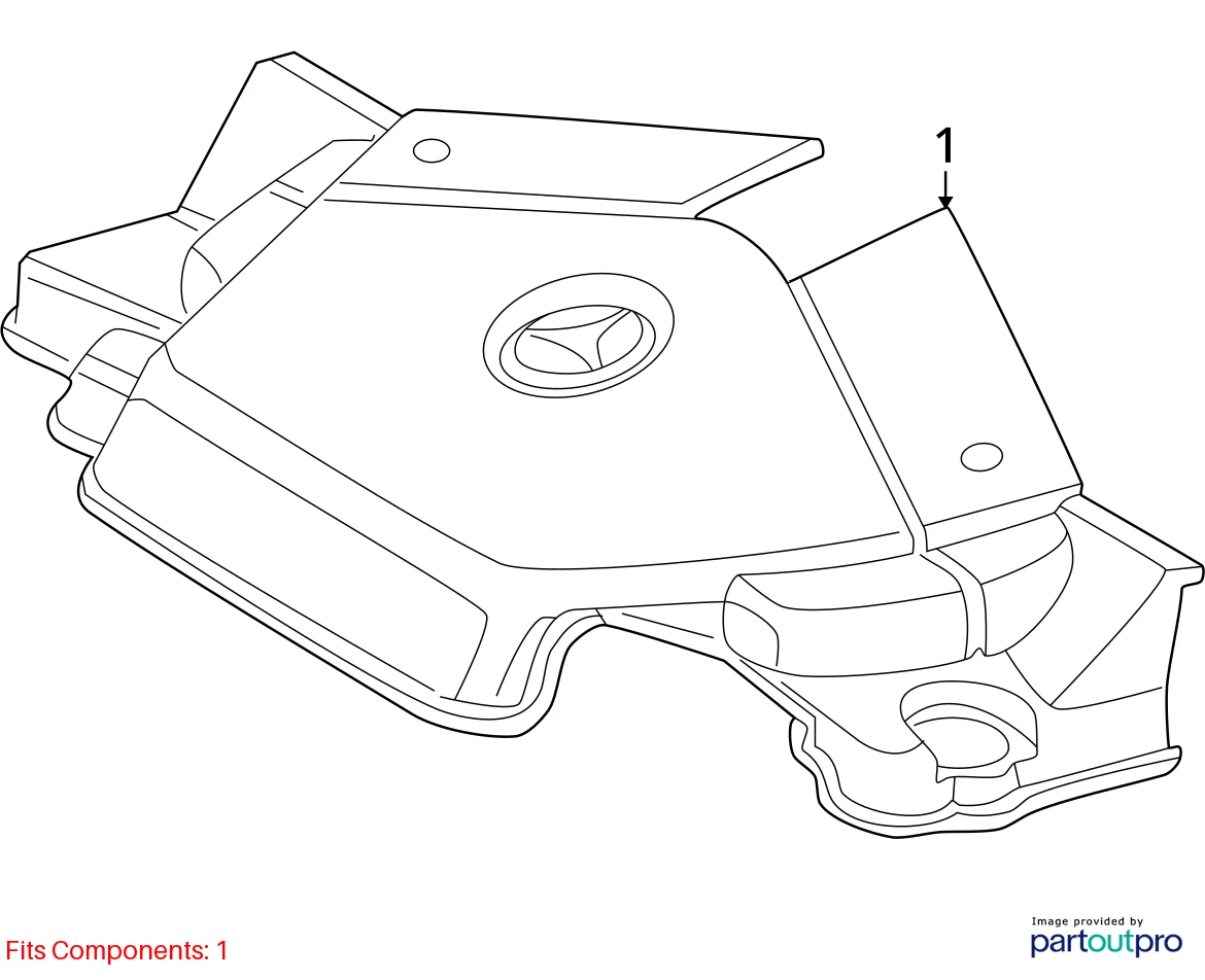 2002-2007 MERCEDES ML500 98-06 CL500 ENGINE COVER SHIELD 113-010-13-67 OEM