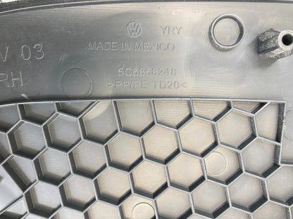 2011-2018 VOLKSWAGEN JETTA FRONT DASH RIGHT SIDE END CAP COVER TRIM 5C6858248