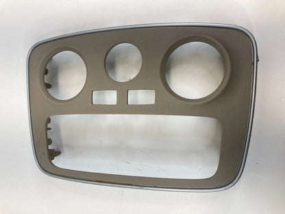 2006-2008 HYUNDAI SONATA DASH A/C HEATER CLIMATE CONTROL BEZEL TRIM ASSEMBLY