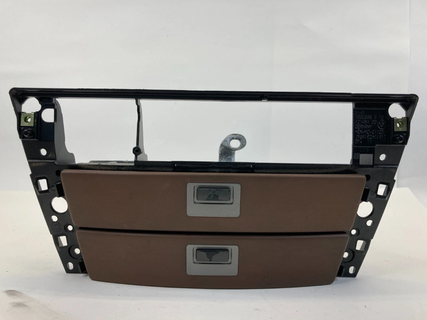 2002-2005 BMW 745I CONSOLE DASH DUAL STORAGE BOX COMPARTMENT TRAY 51457032886