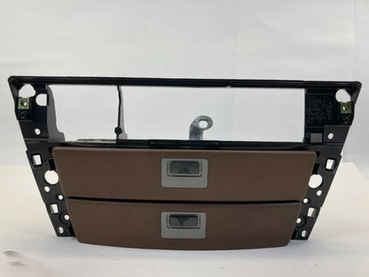 2002-2005 BMW 745I CONSOLE DASH DUAL STORAGE BOX COMPARTMENT TRAY 51457032886