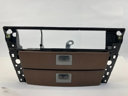 2002-2005 BMW 745I CONSOLE DASH DUAL STORAGE BOX COMPARTMENT TRAY 51457032886