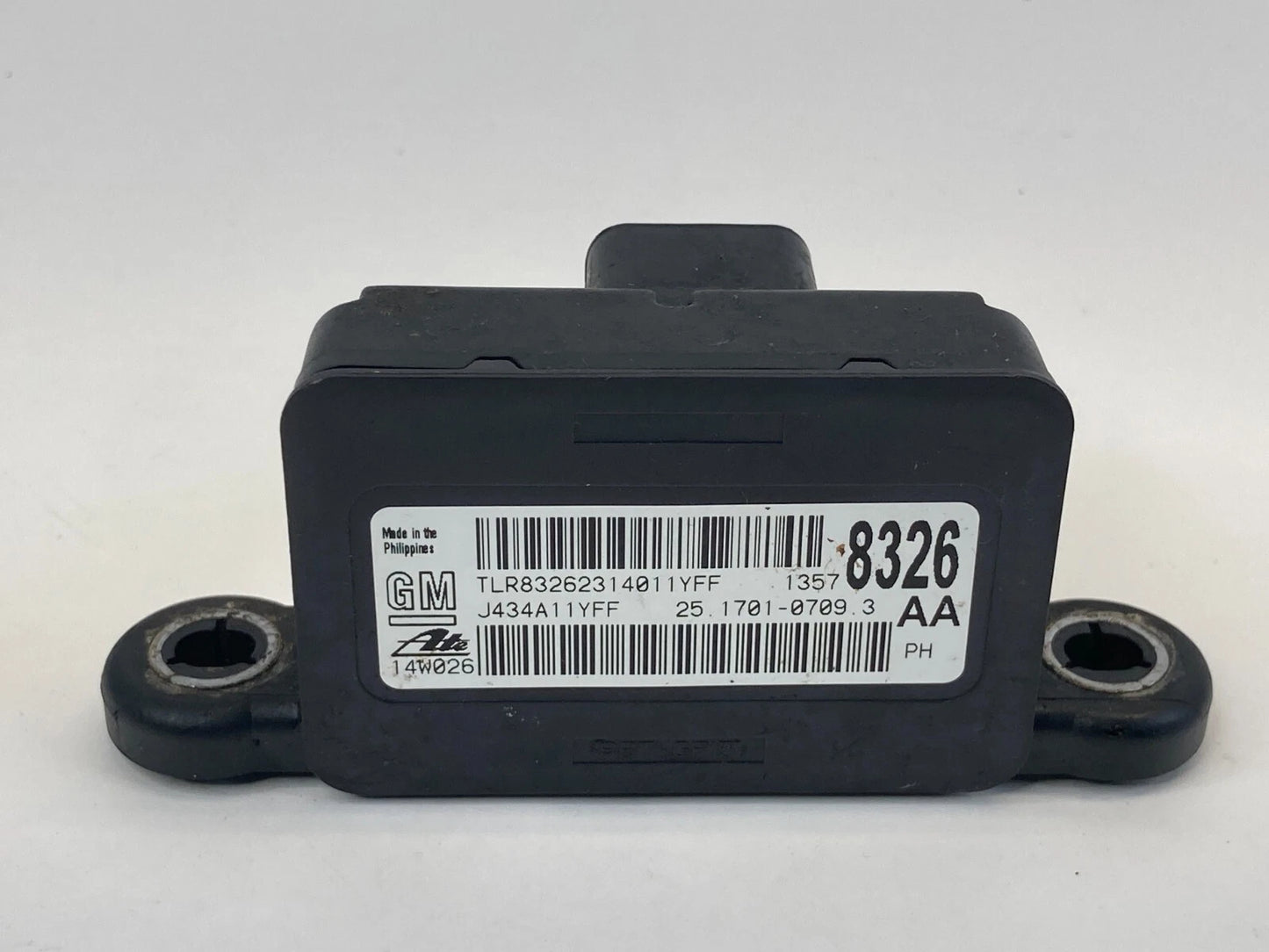 2011-2016 CHEVROLET CHEVY CRUZE 1.4L YAW RATE SENSOR MODULE 13578326 OEM