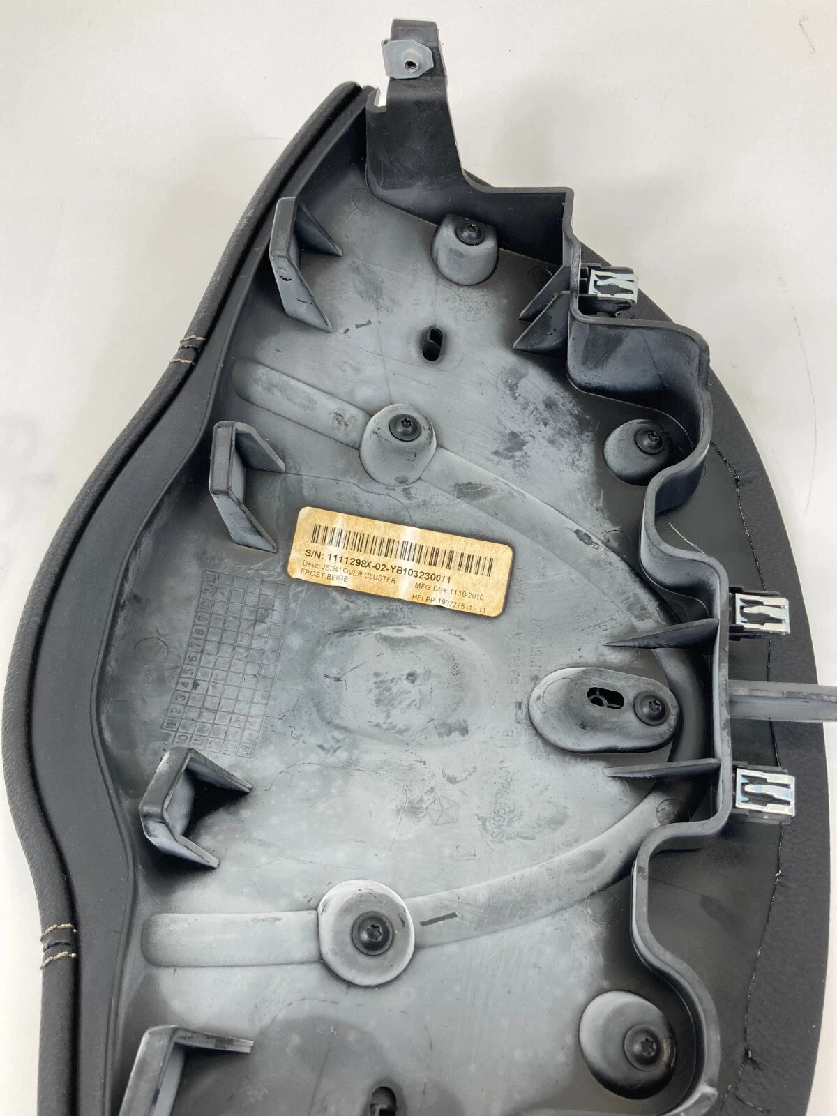 2011-2014 DODGE AVENGER DASH UPPER INSTRUMENT CLUSTER COVER BEZEL TRIM PANEL OEM