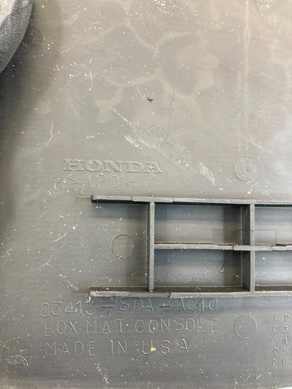 2003-2007 HONDA ACCORD CENTER CONSOLE BOX MAT RUBBER INSERT 83413-SDA-A010