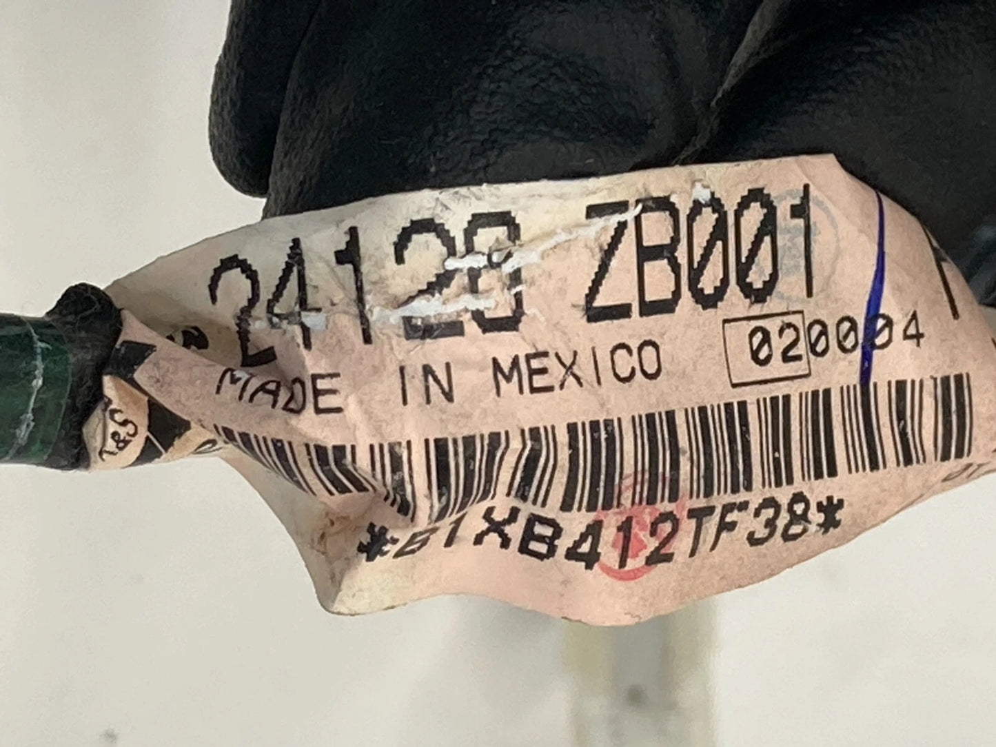 02 03 04 05 06 NISSAN ALTIMA REAR LEFT SIDE DOOR HARNESS WIRE 24126-ZB001 OEM