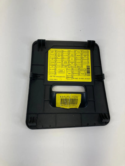 2015 2016 Kia Forte 1.8L L4 Dashboard Lower Left Side OBD Fuse Box Trim Cover