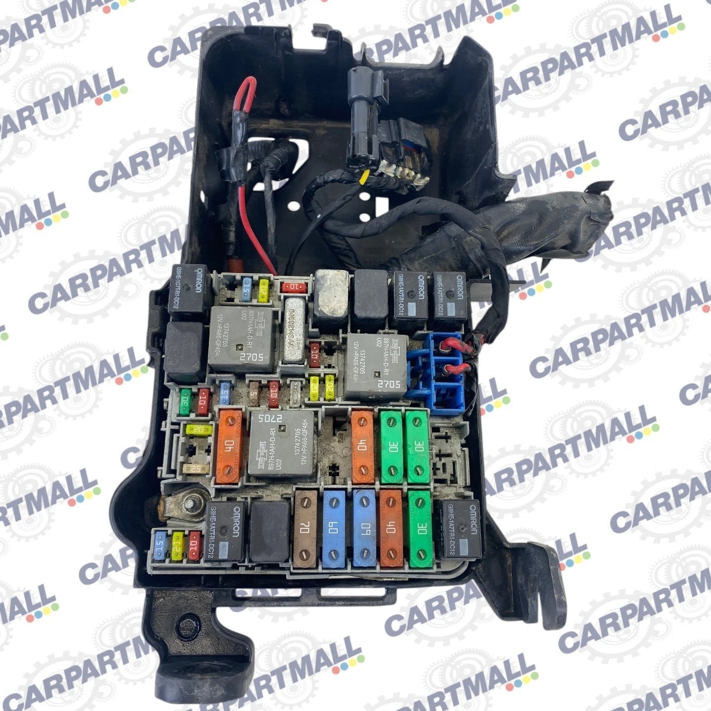 2013-2016 DODGE DART 2.4L ENGINE COMPARTMENT FUSE REALAY BOX W/ COVER OEM