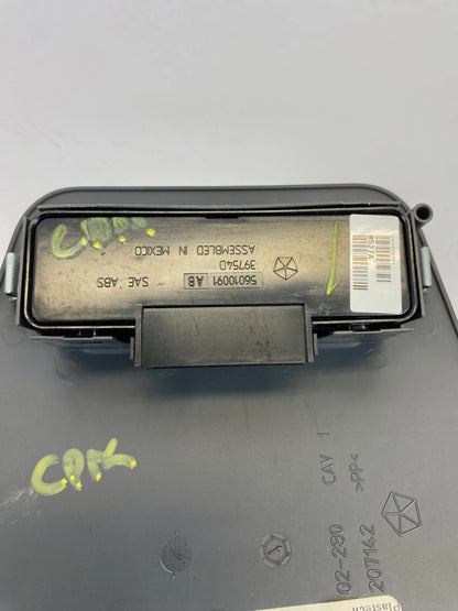 2002-2007 JEEP LIBERTY REAR CONSOLE POWER WINDOW SWITCH BEZEL W/ SWITCH 5GP28XDH