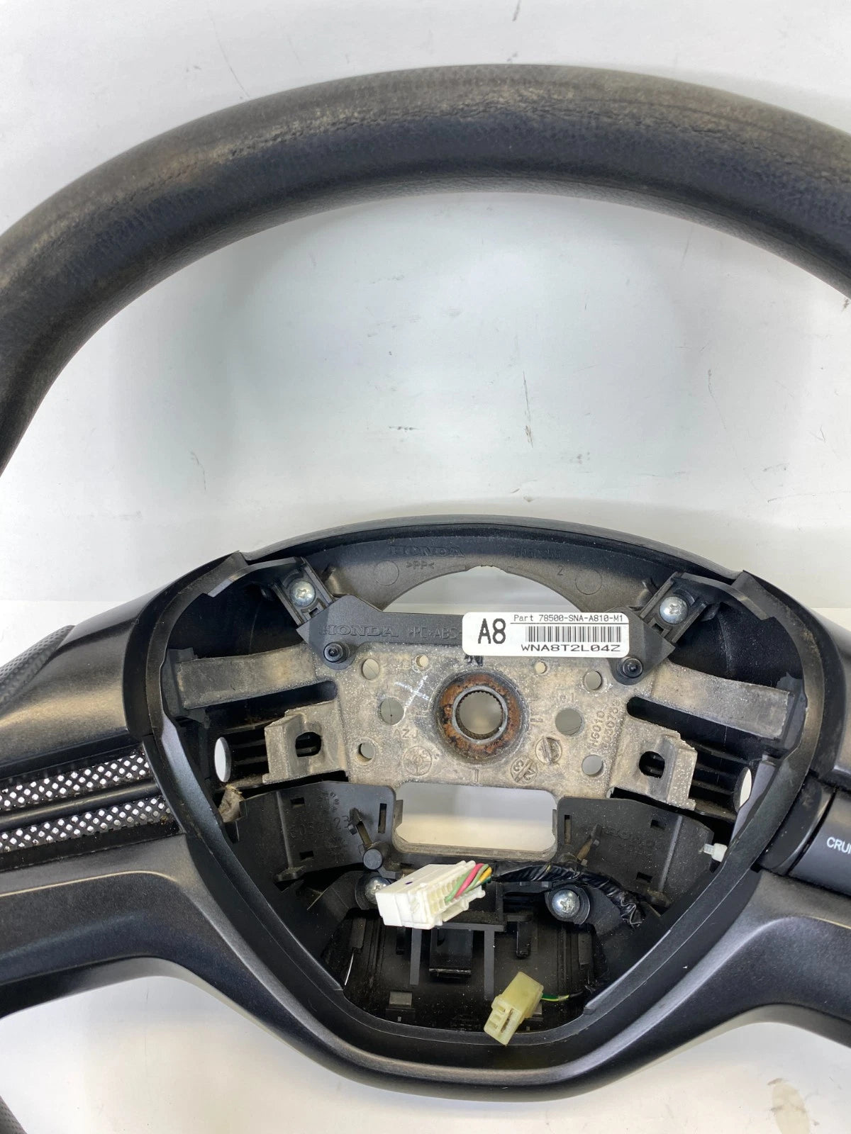 2006-2011 HONDA CIVIC SEDAN STEERING WHEEL ASSY W/ CRUISE CONTROLS OEM