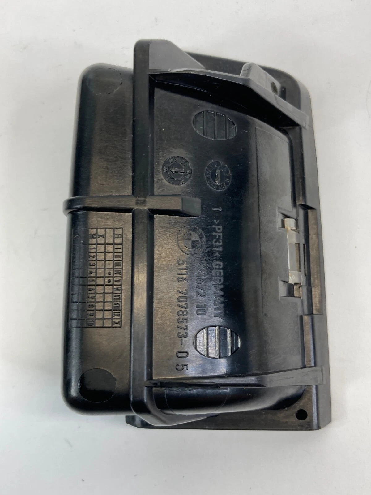 2006 BMW 325I 325XI 330I FRONT CENTER CONSOLE STORAGE ASHTRAY INSERT 51167078573