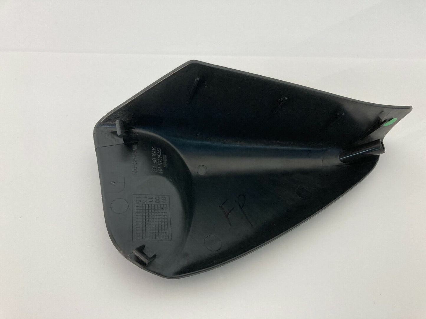 03-11 Saab 9-3 SDN Right Passenger Door Mirror Inner Corner Trim Cover 12794345