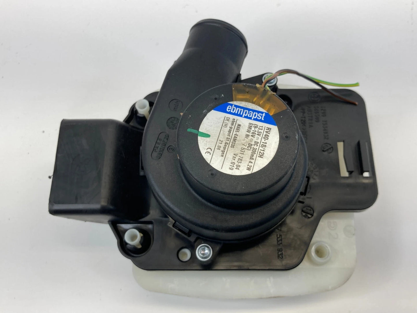 2007-2008 BMW 328XI 3.0L L6 A/T BLOWER MOTOR COOLING FAN MODULE 753178304 OEM