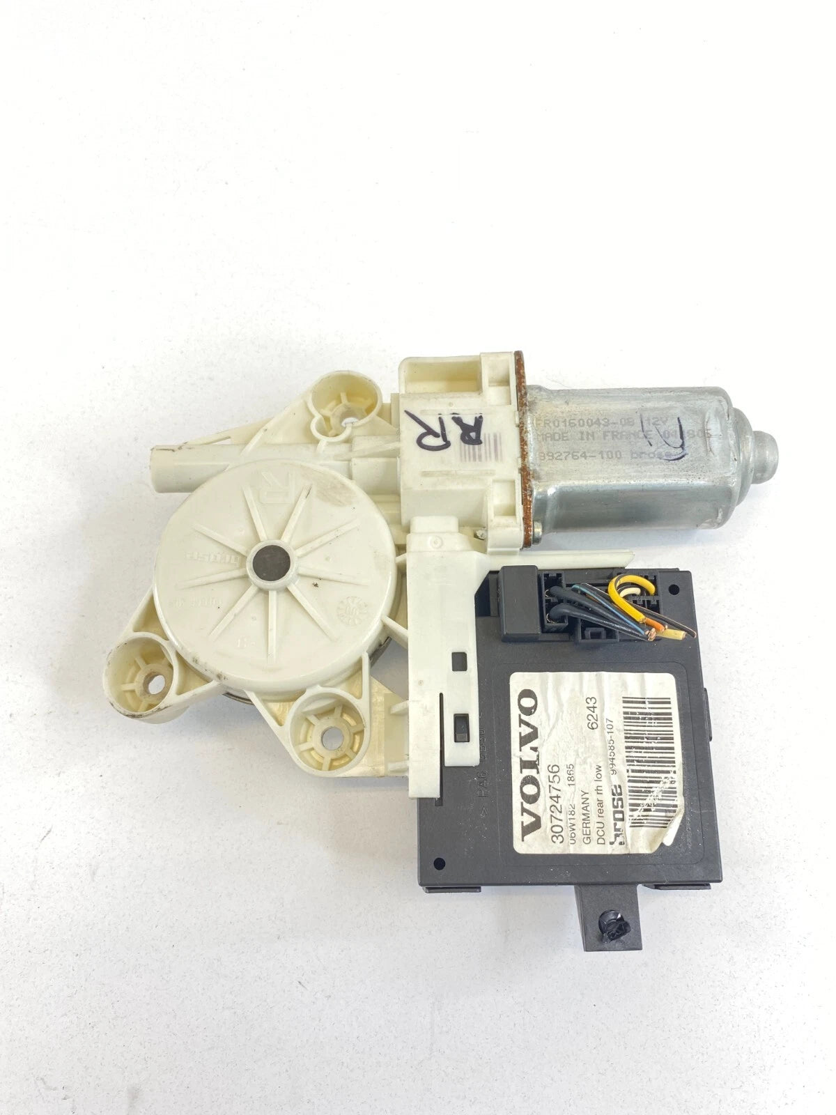 04-11 VOLVO S40 04-11 V50 REAR RIGHT RH SIDE WINDOW MOTOR W MODULE 30724756 OEM