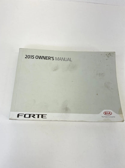2015 15 KIA FORTE LX SEDAN OWNERS MANUAL INFORMATION GUIDE BOOK OEM